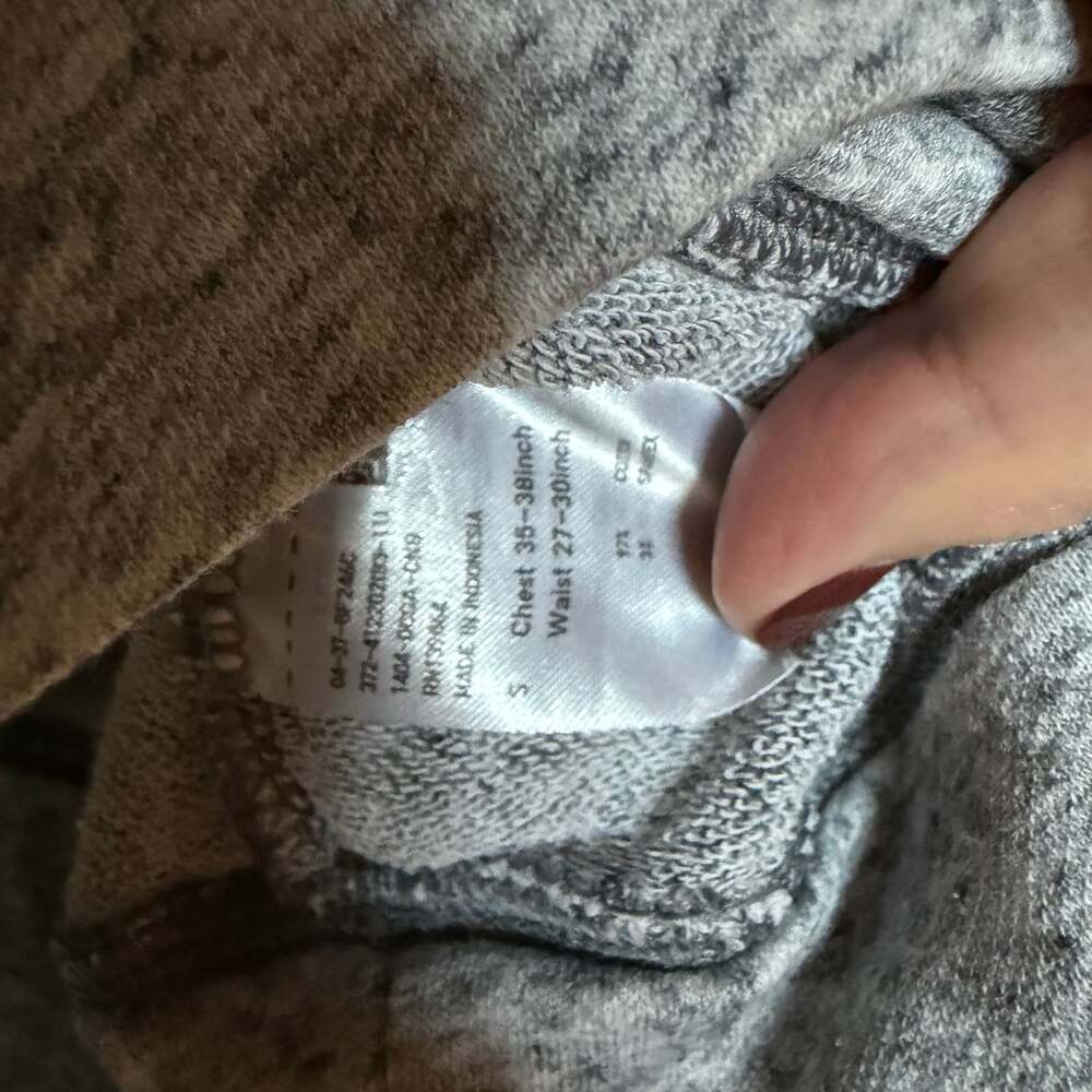 Uniqlo Men's Gray Marled Crewneck Fleece Pullover Sweatshirt - Picture 4 of 5